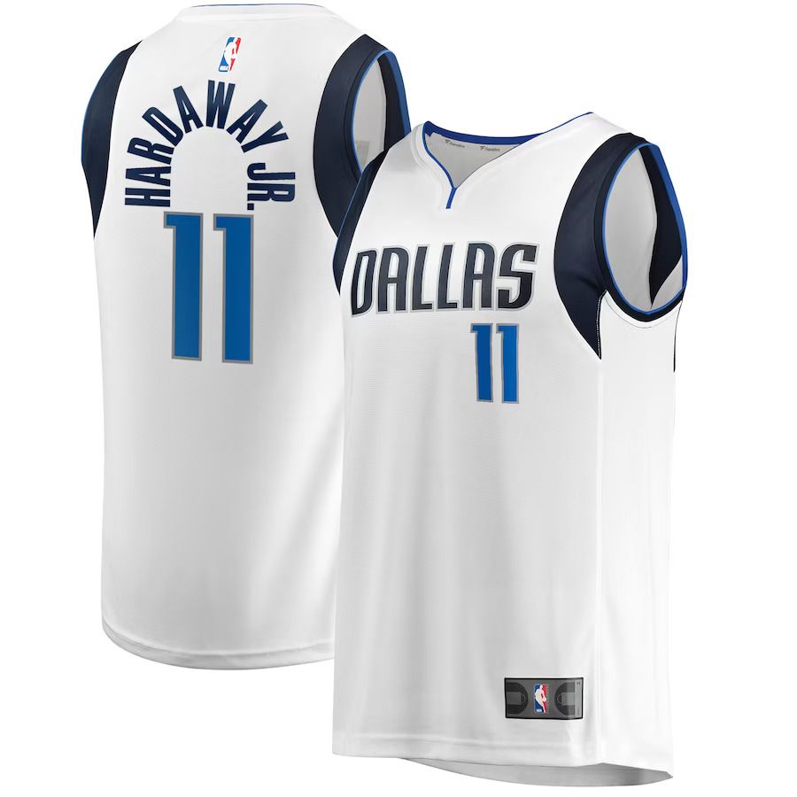 Men Dallas Mavericks 11 Tim Hardaway Jr. Fanatics Branded White Fast Break Player NBA Jersey